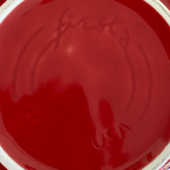 1 Scarlet Red FIESTAWARE Bowl | 7" W x 2" H | Cereal/ Soup/Salad BOWL | EUC - Picture 3 of 5